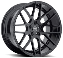 Staggered full Set - (2) 19x8.5 MRR Ground Force GF07 Gloss Black (2) 19x10.5 MRR Ground Force GF07 Gloss Black