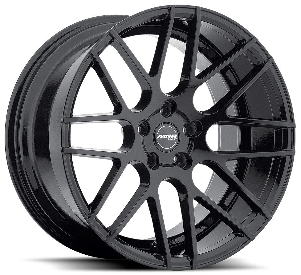 18x8 MRR Ground Force GF07 Gloss Black