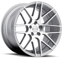 Staggered full Set - (2) 19x8.5 MRR Ground Force GF07 Silver Machined (2) 19x10.5 MRR Ground Force GF07 Silver Machined