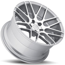 Staggered full Set - (2) 19x9.5 MRR Ground Force GF07 Silver Machined (2) 19x10.5 MRR Ground Force GF07 Silver Machined