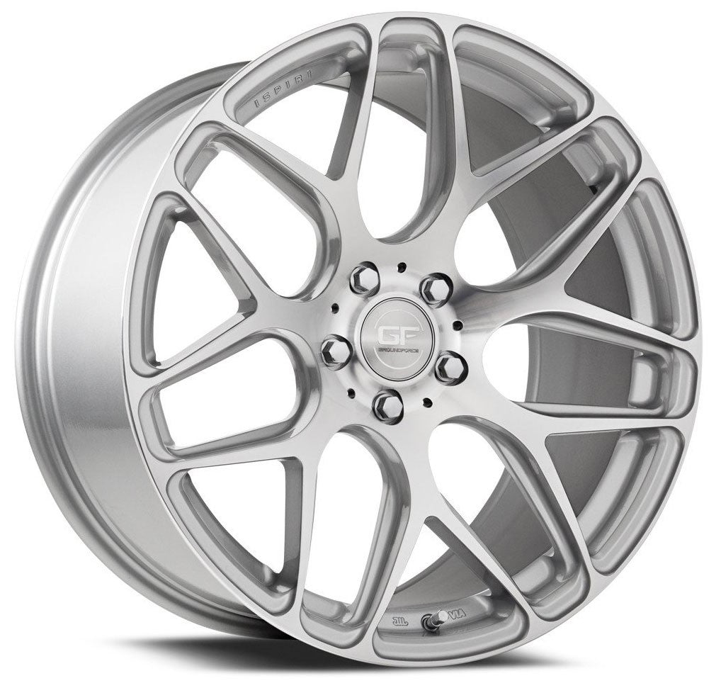 19x8.5 MRR Ground Force GF09 Silver w/ Machined Face