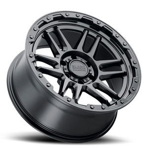 18x9 Black Rhino Apache Matte Black w/ Black Bolts