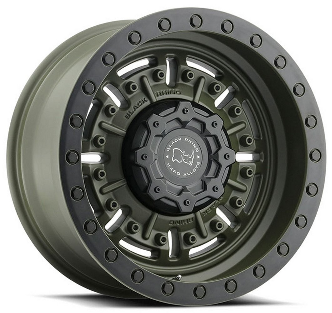 18x9.5 Black Rhino Abrams OD Green