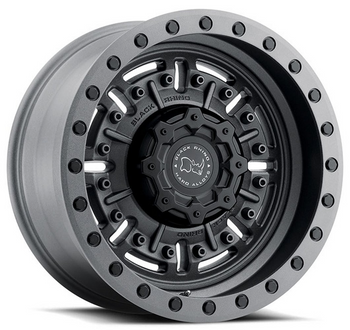 20x9.5 Black Rhino Abrams Textured Matte Gunmetal