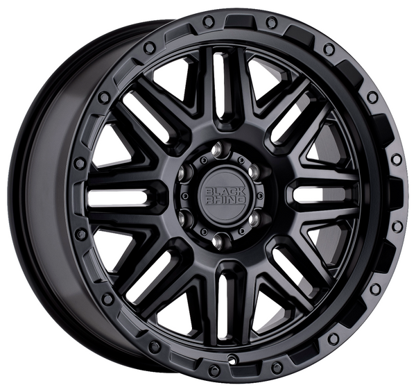 18x9 Black Rhino Alamo Matte Black