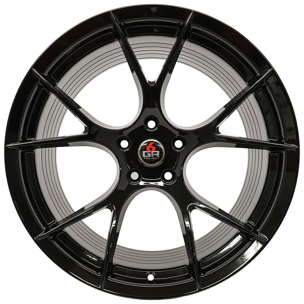 20x10 Project 6GR 10-TEN Gloss Black (Spun Forged)