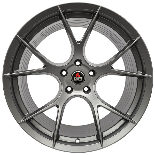 19x11 Project 6GR 10-TEN Satin Graphite (Spun Forged)