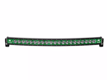 Rigid Radiance Plus Curved 40" Led Light Bar - Green