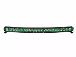 Rigid Radiance Plus Curved 40" Led Light Bar - Green