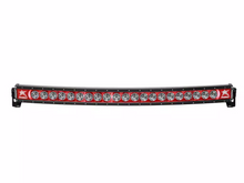 Rigid Radiance Plus Curved 40" Led Light Bar - Red