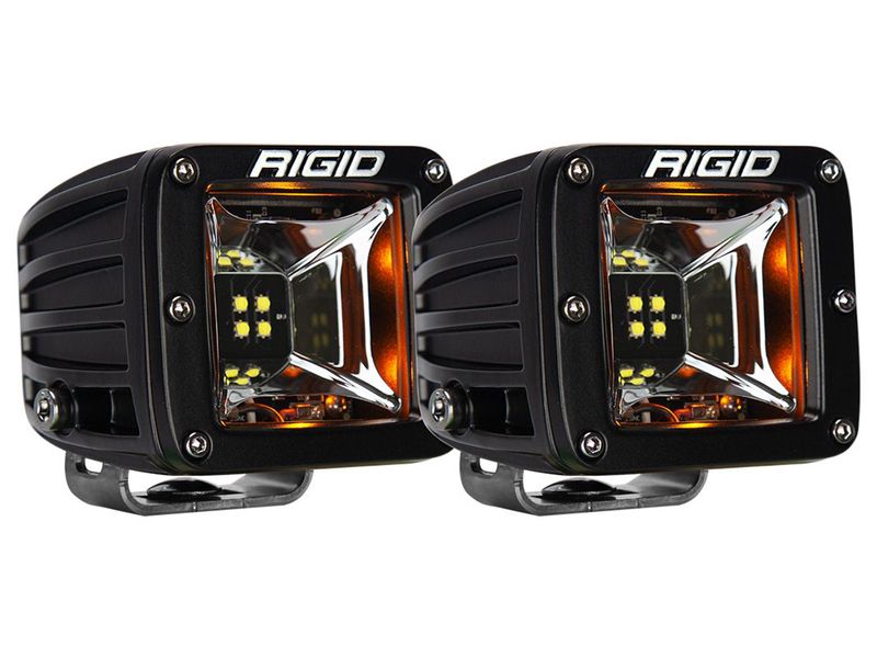 Rigid Radiance Pod Scene Lights Amber Surface Mount Pair