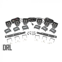 Rough Country Fog Light Kit Triple LED With Amber Daytime Running Lights F-150 Raptor 2017-2020