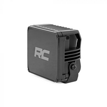 Rough Country Four Inch LED Cube Chrome Series White DRL Lights Pair Universal