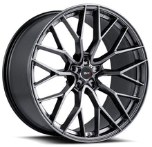 Staggered full Set - (2) 20x8.5 Savini SV-F2 Gloss Graphite (Flow Form) (2) 20x10 Savini SV-F2 Gloss Graphite (Flow Form)