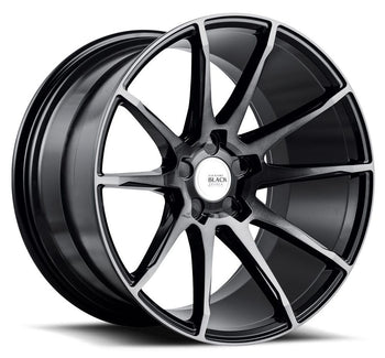 19x10.5 Savini Black Di Forza BM12 Gloss Black w/ Double Dark Tint Face (Concave)
