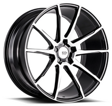 19x10.5 Savini Black Di Forza BM12 Gloss Black w/ Machined Face (Concave)