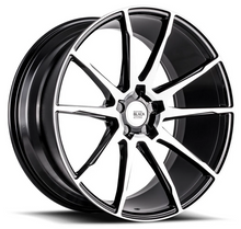 20x8.5 Savini Black Di Forza BM12 Gloss Black w/ Machined Face (Concave)