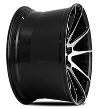20x8.5 Savini Black Di Forza BM12 Gloss Black w/ Machined Face (Concave)