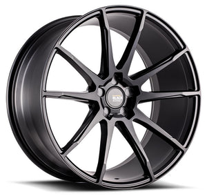 20x8.5 Savini Black Di Forza BM12 All Matte Black (Concave)