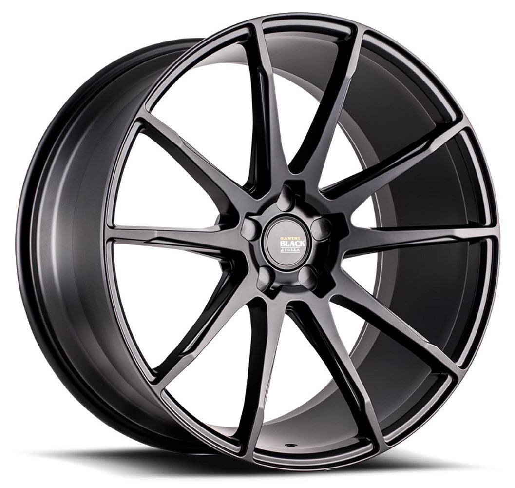 19x10.5 Savini Black Di Forza BM12 All Matte Black (Concave)