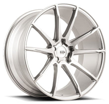Staggered full Set - (2) 19x8.5 Savini Black Di Forza BM12 Brushed Silver (Concave) (2) 19x9.5 Savini Black Di Forza BM12 Brushed Silver (Concave)