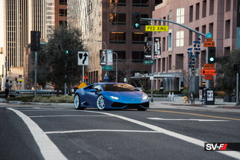 Staggered full Set - (2) 22x10 Savini SV-F1 Brushed Silver (Flow Form) (2) 22x11 Savini SV-F1 Brushed Silver (Flow Form)d