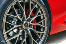 Staggered full Set - (2) 20x9 Savini SV-F2 Double Dark Tint w/ Gloss Black (Flow Form) (2) 20x11 Savini SV-F2 Double Dark Tint w/ Gloss Black (Flow Form)
