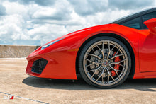 Staggered full Set - (2) 20x8.5 Savini SV-F2 Double Dark Tint w/ Gloss Black (Flow Form) (2) 20x10 Savini SV-F2 Double Dark Tint w/ Gloss Black (Flow Form)