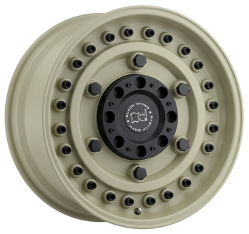 18x9.5 Black Rhino Armory Desert Sand Shallow