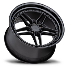 Staggered full Set - (2) 20x9 TSW Ascari Matte Black w/ Gloss Black Lip (2) 20x10.5 TSW Ascari Matte Black w/ Gloss Black Lip