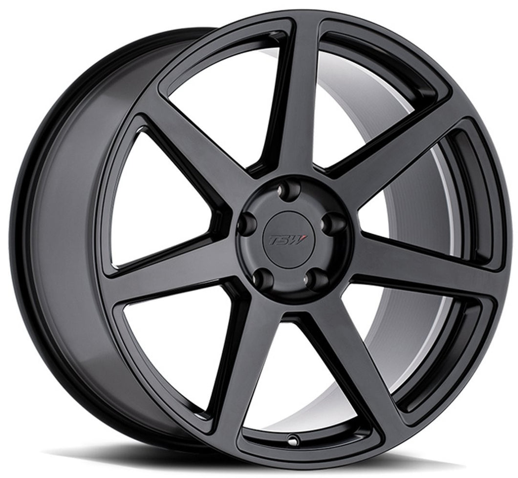 20x9 TSW Blanchimont Semi Gloss Black (Rotary Forged)