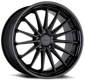 20x10 TSW Marina Matte Black w/ Gloss Black Lip