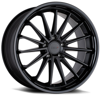 20x10 TSW Marina Matte Black w/ Gloss Black Lip