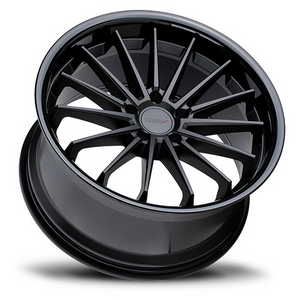 20x10 TSW Marina Matte Black w/ Gloss Black Lip