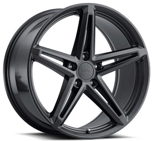 Staggered full Set - (2) 20x8.5 TSW Molteno Matte Black (2) 20x10 TSW Molteno Matte Black