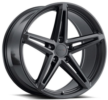 Staggered full Set - (2) 19x8.5 TSW Molteno Matte Black (2) 19x9.5 TSW Molteno Matte Black