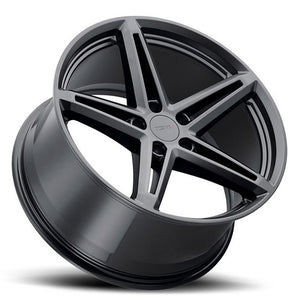 Staggered full Set - (2) 19x8.5 TSW Molteno Matte Black (2) 19x9.5 TSW Molteno Matte Black