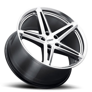 Staggered full Set - (2) 18x8.5 TSW Molteno Hyper Silver (2) 18x9.5 TSW Molteno Hyper Silver