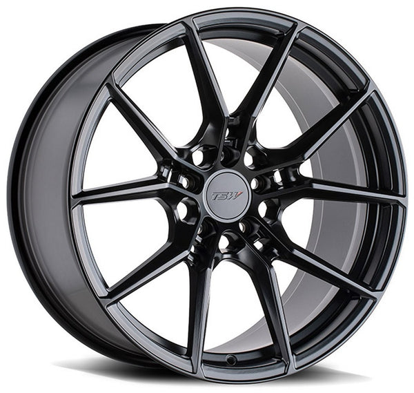 Staggered full Set - (2) 20x9 TSW Neptune Semi Gloss Black (Rotary Forged) (2) 20x10 TSW Neptune Semi Gloss Black (Rotary Forged)