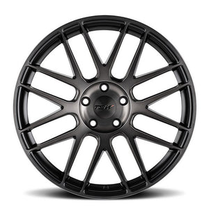 20x9 TSW Nord Semi Gloss Black w/ Ball Milling & Machined Dark Tinted Face (Rotary Forged)