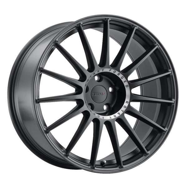 20x10 TSW Paddock Semi Gloss Black w/ Machined Tinted Ring (Rotary Forged)
