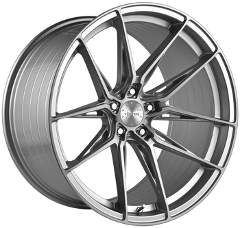 20x11 Vertini RF1.8 Brushed Silver (Rotary Forged)
