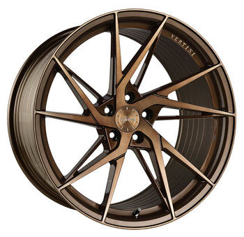 19x8.5 Vertini RFS1.9 Dual Brushed Bronze (Rotary Forged) Pre-Order