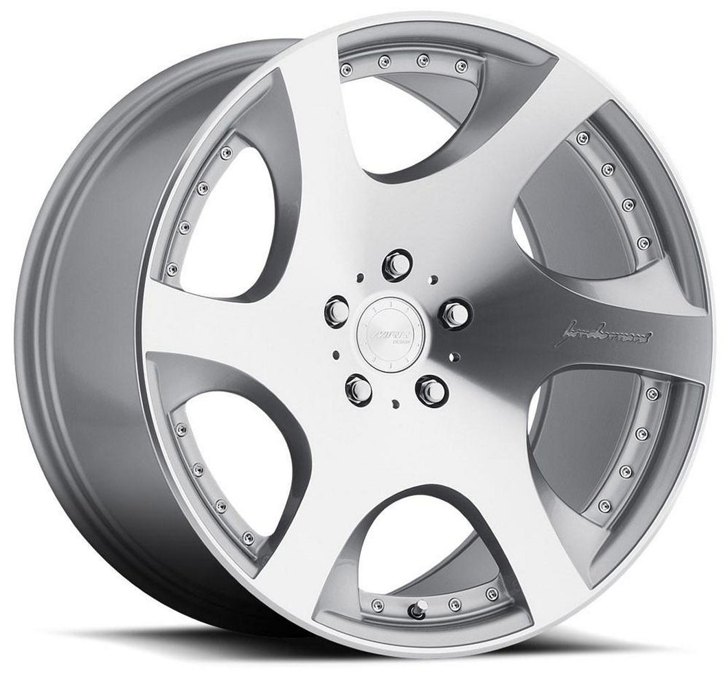 Staggered Full Set - (2) 20x9 MRR VP3 Gloss Silver Machined (2) 20x10.5 MRR VP3 Gloss Silver Machined