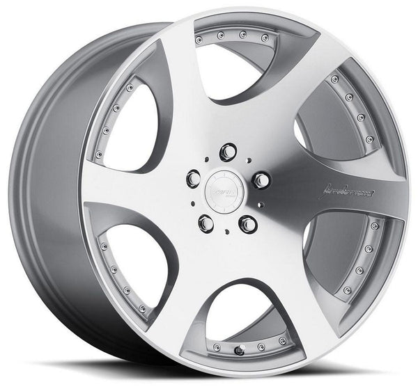 Staggered Full Set - (2) 19x8.5 MRR VP3 Gloss Silver Machined (2) 19x10.5 MRR VP3 Gloss Silver Machined
