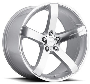 Staggered Full Set - (2) 20x9 MRR VP5 Gloss Silver Machined (2) 20x10.5 MRR VP5 Gloss Silver Machined