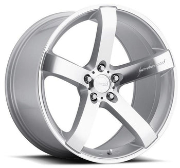 Staggered Full Set - (2) 20x9 MRR VP5 Gloss Silver Machined (2) 20x10.5 MRR VP5 Gloss Silver Machined