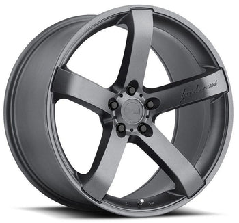 Staggered Full Set - (2) 20x9 MRR VP5 Matte Graphite (2) 20x10.5 MRR VP5 Matte Graphite