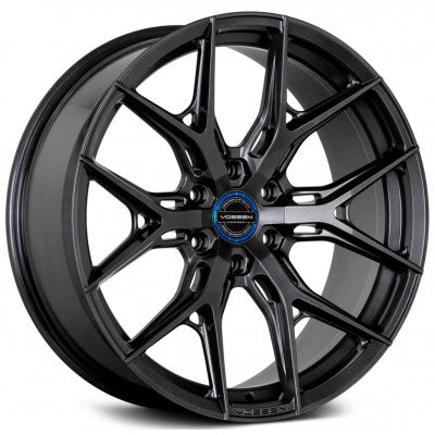 24x10 Vossen HF6-4 Satin Black (Hybrid Forged)