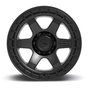 17x9 Fuel Offroad Wheels D750 Block 5x127 1 Offset 71.5 Centerbore Matte Black
